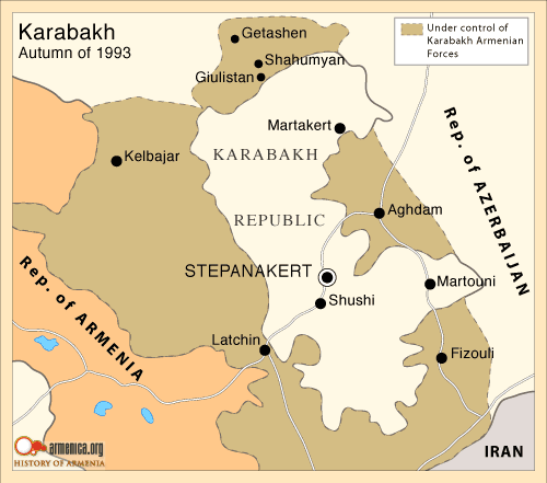 Haut Karabakh cartes